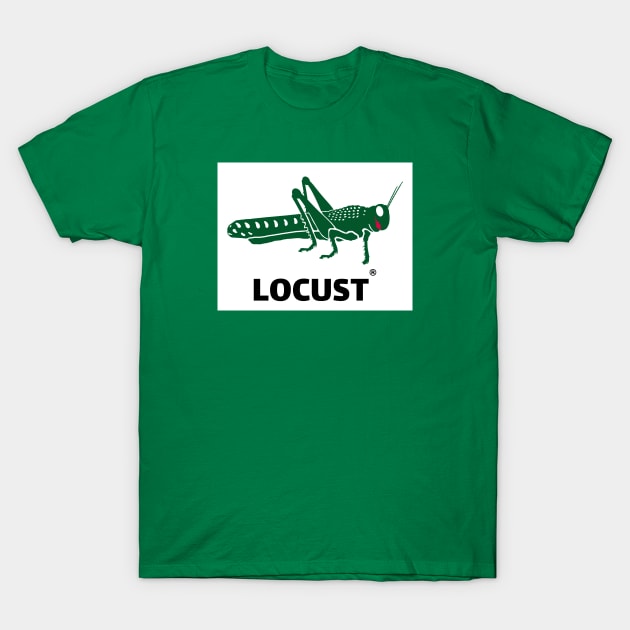 Bootleg Parody Brand "LOCUST" T-Shirt by SPACE ART & NATURE SHIRTS 